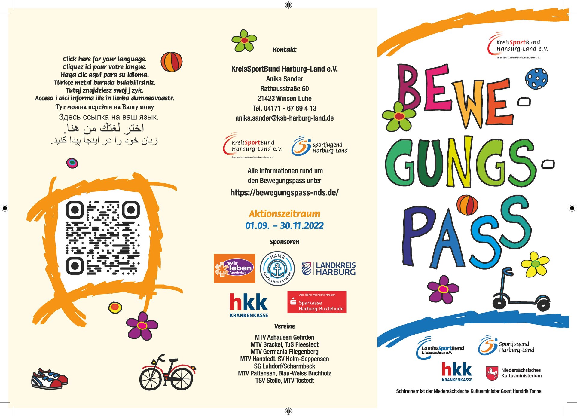 Flyer Bewegungspass